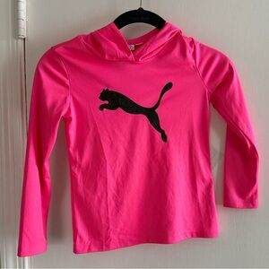 Puma Kids Vibrant Pink Hoodie Size XS/5/6